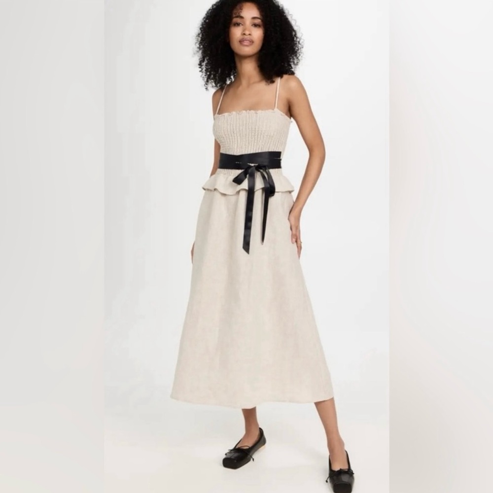 REFORMATION MILES LINEN DRESS NWT